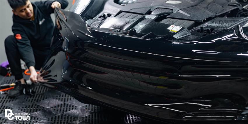 保時(shí)捷卡宴裝貼納爾PPF漆面保護(hù)膜，顏值再升級(jí)