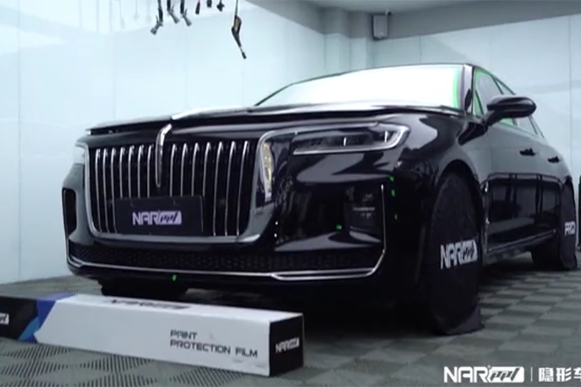 紅旗H9貼納爾PPF隱形車(chē)衣，魅力更上一層